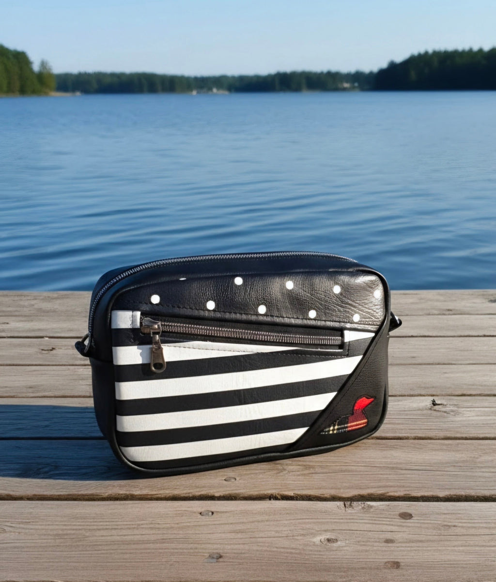 Black & White Loon Purse