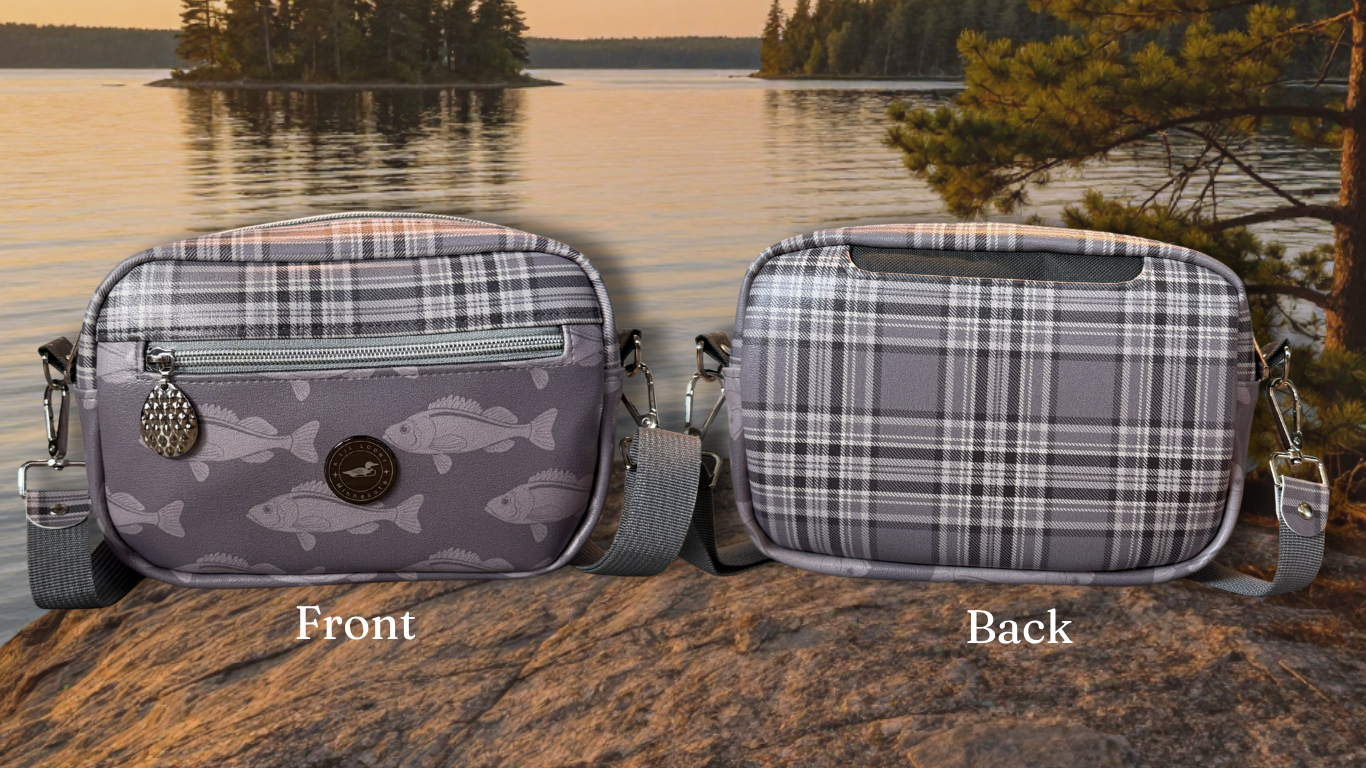 The Plaid Fish Purse