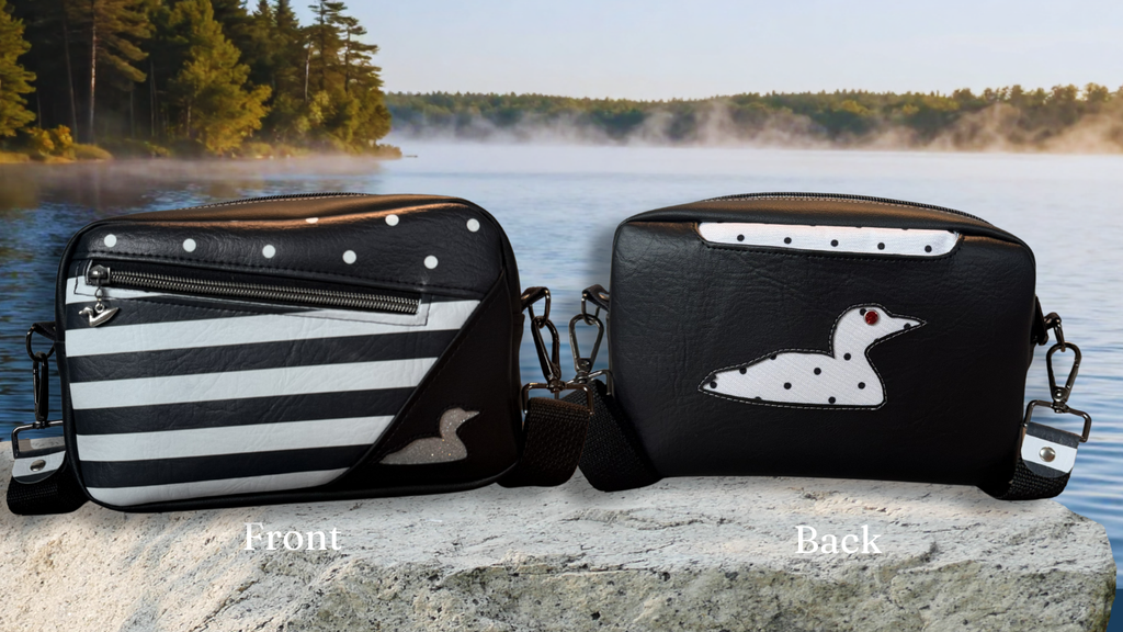 Black & White Loon Purse