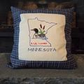 The Blue & Red Americana Plaid Throw Pillow